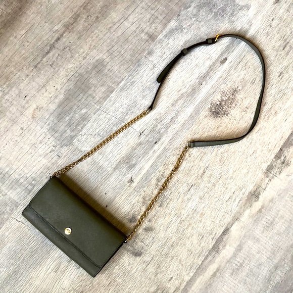 Beautiful Michael Kors Green Crossbody - Picture 1 of 12